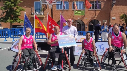 Algete acogió una competición nacional de baloncesto 3x3 sobre ruedas