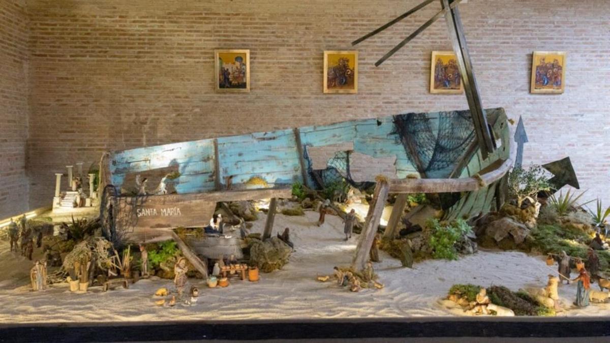 Los nacimientos expuestos en las residencias se suman a los instalados en las parroquias