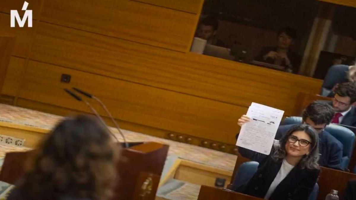 La portavoz de Más Madrid solicita el debate tras los hechos ocurridos en las últimas semanas 
