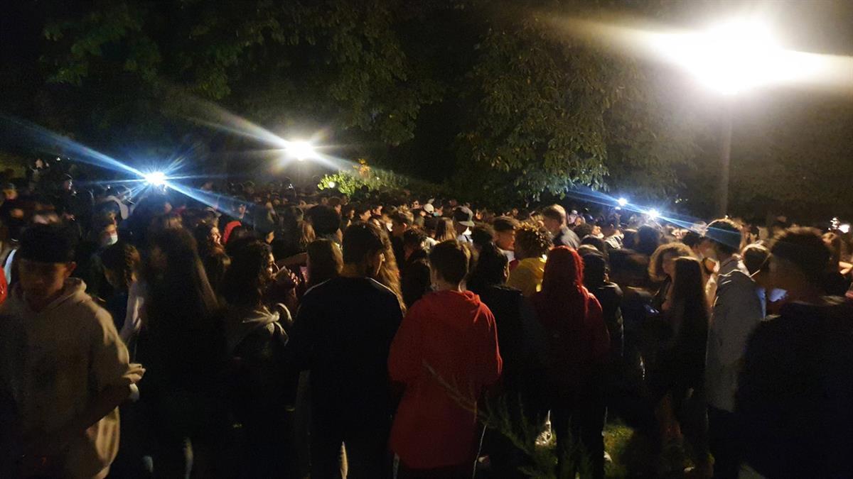 El suceso tenía lugar en el macrobotellón del domingo