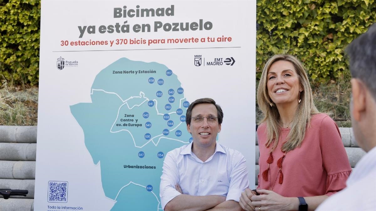 Los alcaldes de ambos municipios han presentado la alternativa de transporte sostenible que conecta ambos Ayuntamientos 