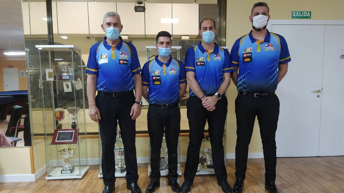 El equipo mostoleño se sitúa a un solo punto del líder, el Club Billar Castalla de Alicante