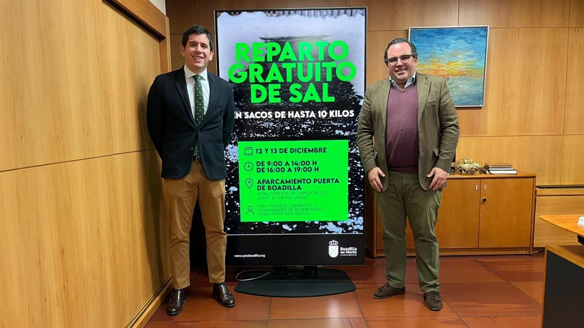 El Ayuntamiento entregará sal a los vecinos de forma gratuita