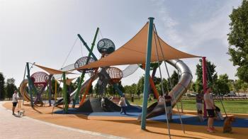 El parque, situado en la Avenida Víctimas del Terrorismo, está abierto desde el 18 de junio