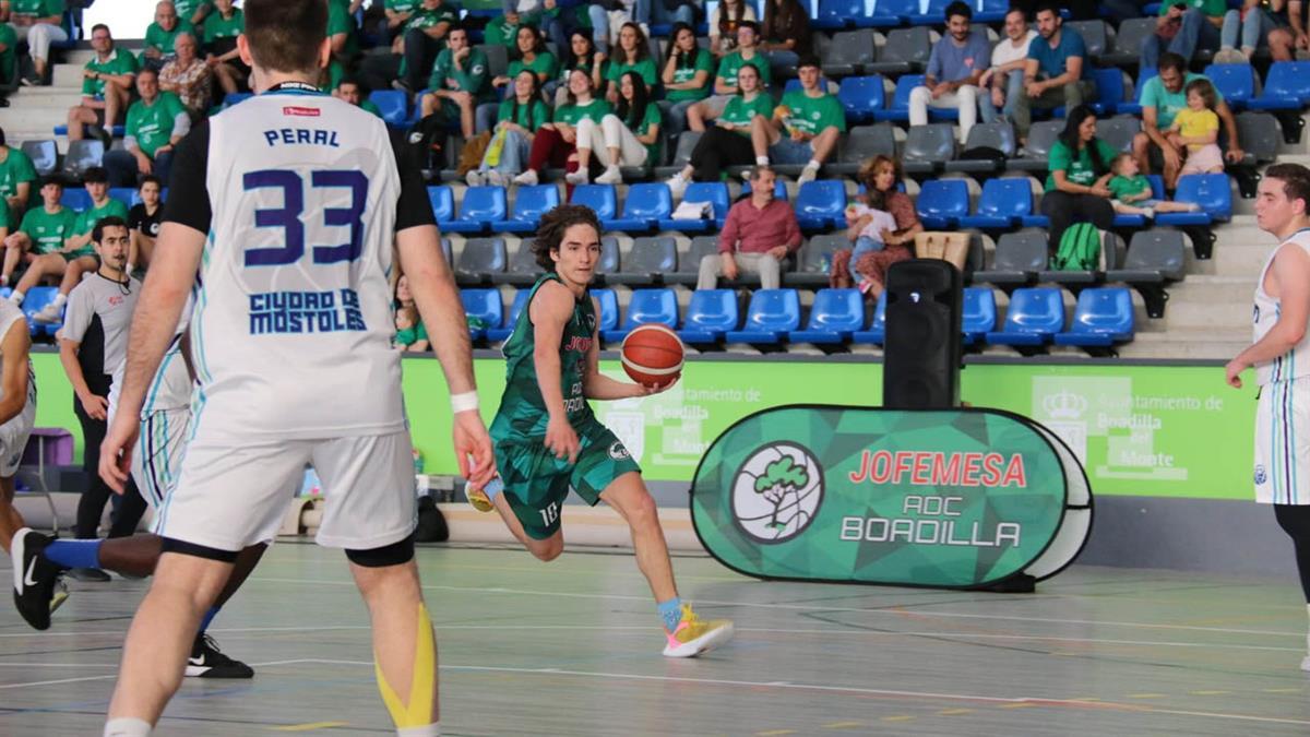 En un partido contra el C.B. Ciudad de Móstoles