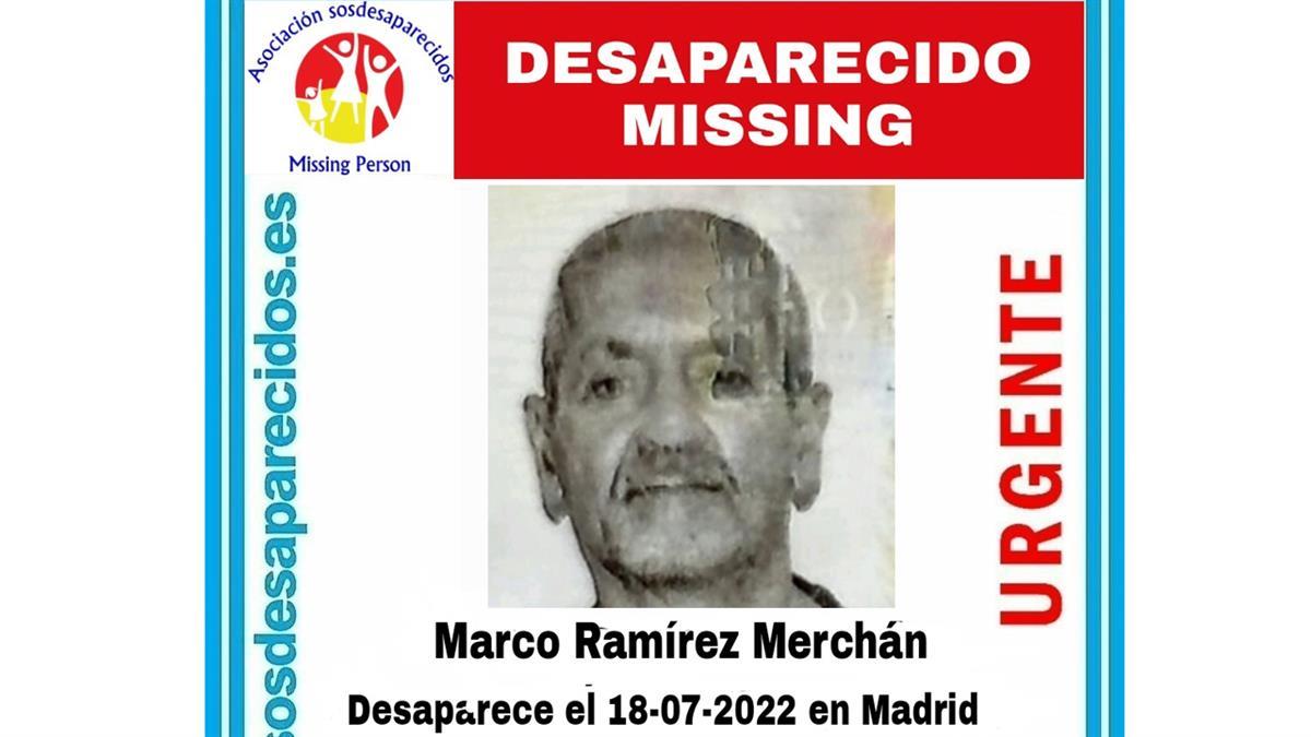 41 días son los que han pasado desde que Marco Ramírez Merchán desapareció en Madrid, el pasado 18 de julio 