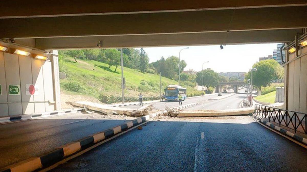 Se están estudiando las causas del desprendimiento