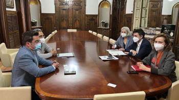 El alcalde, Raúl Martín Galán, que ha mantenido una reunión con la Dirección General de Patrimonio