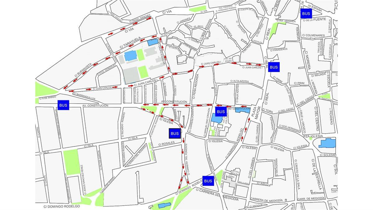 Se establecerá un dispositivo especial de movilidad que tendrá efectos sobre el sentido de la circulación
