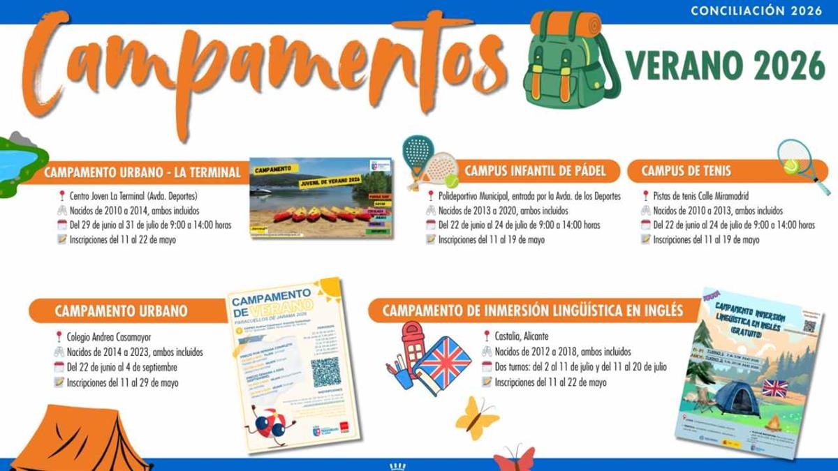 El consistorio ha presentado los campamentos urbanos que ofrecen a los ciudadanos 