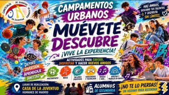 La programación de verano de Humanes incluye actividades deportivas, juegos de estrategia, ocio educativo y propuestas temáticas para jóvenes de 13 a 17 años