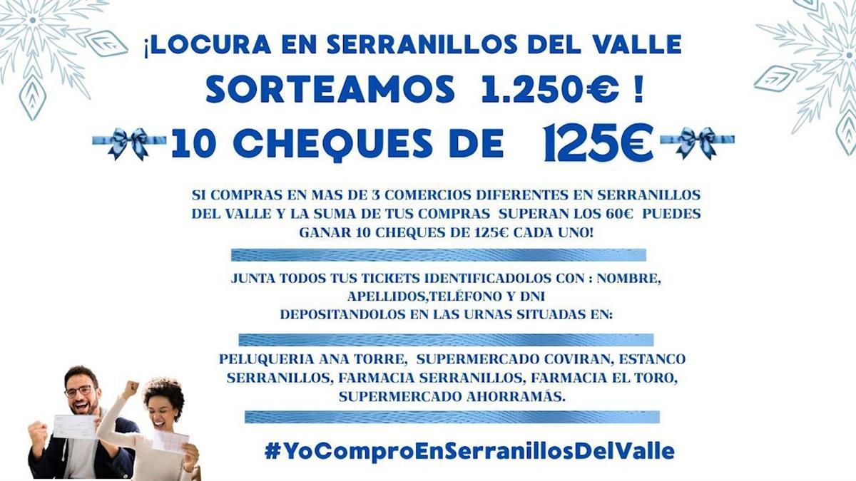 El Ayuntamiento pone en marcha la campaña navideña que reparte diez cheques de 125€ entre los que compren en el comercio local