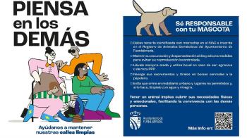 Entre el 20 y 30 de junio tendrá lugar una campaña de concienciación para que los vecinos con mascotas limpien las evacuaciones de sus animales