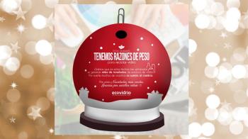 El municipio de Alcobendas y la empresa Ecovidrio "Tienen razones de peso" para promover el reciclaje estas Navidades