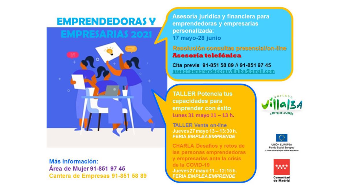 El Ayuntamiento ofrece asesoramiento personalizado y varios talleres de formación durante los meses de mayo y junio
