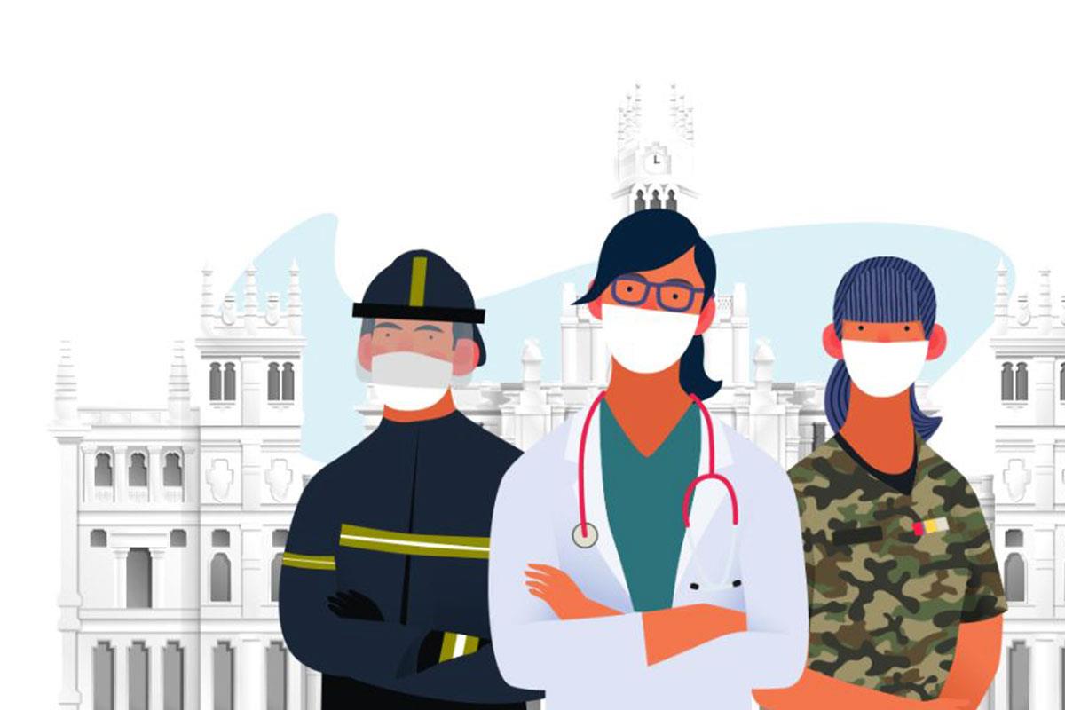 La nueva campaña con la que el Ayuntamiento agradece a los profesionales sanitarios y de seguridad su labor en la lucha contra la pandemia