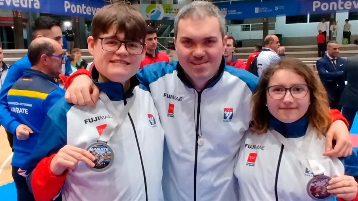 Miguel León y Cristina Nuero, se subieron al podio en el Campeonato de España 