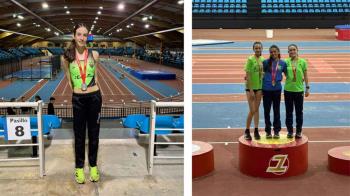 Daniela Jiménez Martín y Luna Ros Lara han ganado la medalla de plata en salto de altura y los 3.000 metros lisos