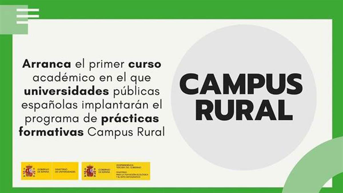 Con la primera edición del programa Campus Rural