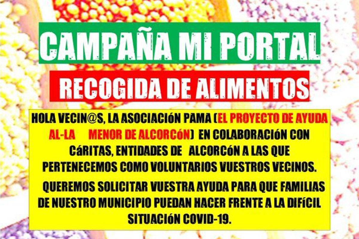 Junto a Asociación PAMA ponen en marcha la recogida de alimentos, portal por portal, con el objetivo de atender a familias necesitadas