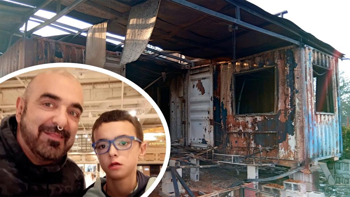 El fuego ha reducido su vivienda a cenizas y ahora tienen que empezar de cero