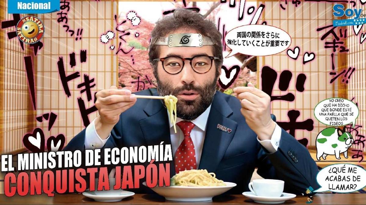 Carlos Cuerpo viaja al país nipón y su discurso se viraliza en redes