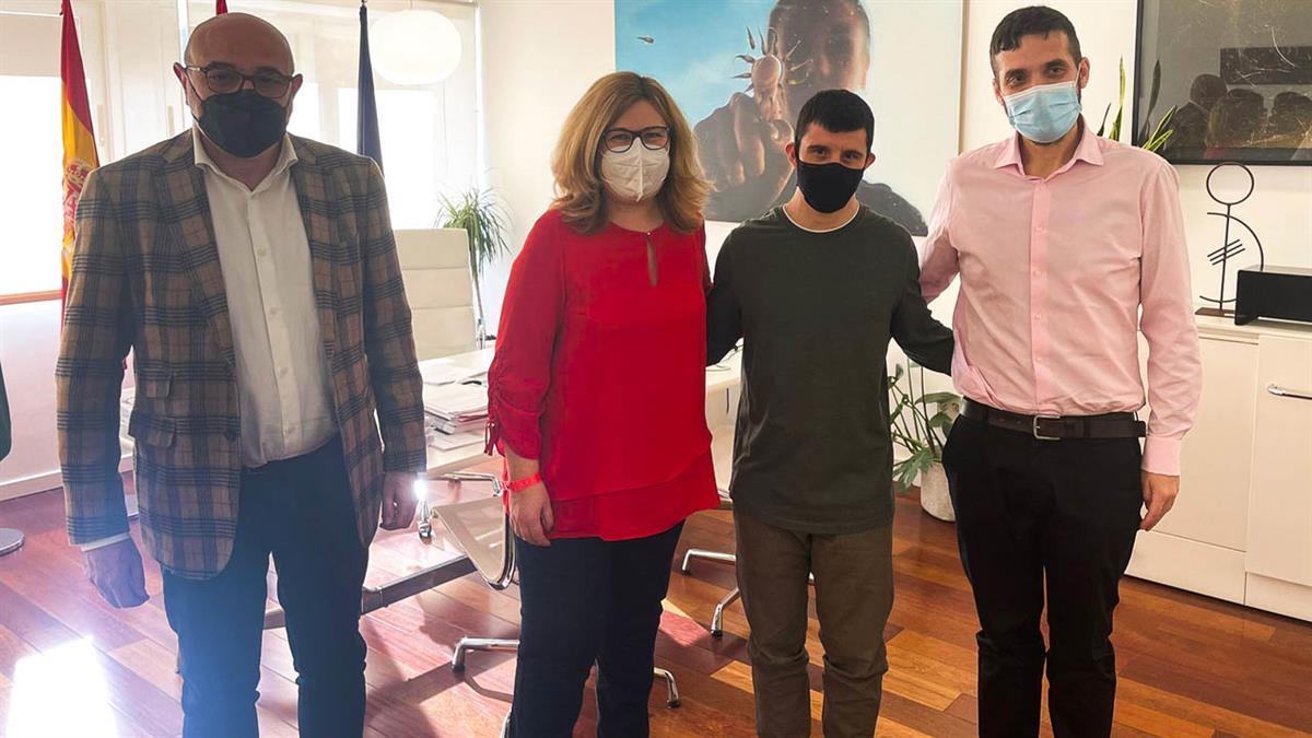 En reconocimiento a su trayectoria deportiva, en la categoría de personas con discapacidad intelectual