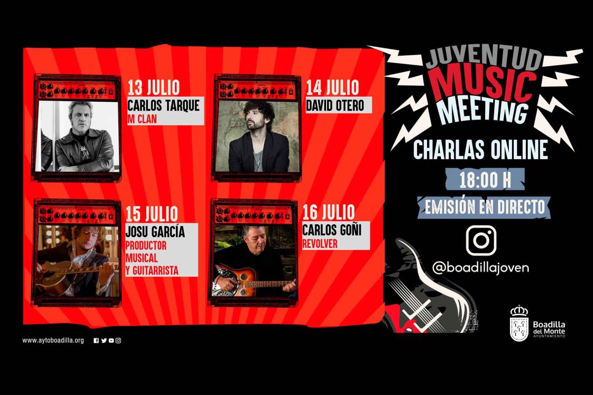 Comenzarán el 13 de julio, a las 18:00 horas, a través del instagram @boadillajoven