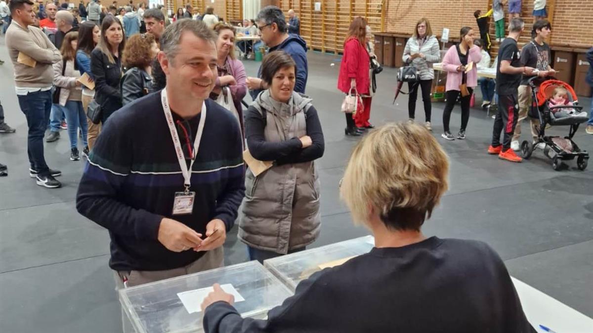 El candidato se ha mostrado muy ilusionado 