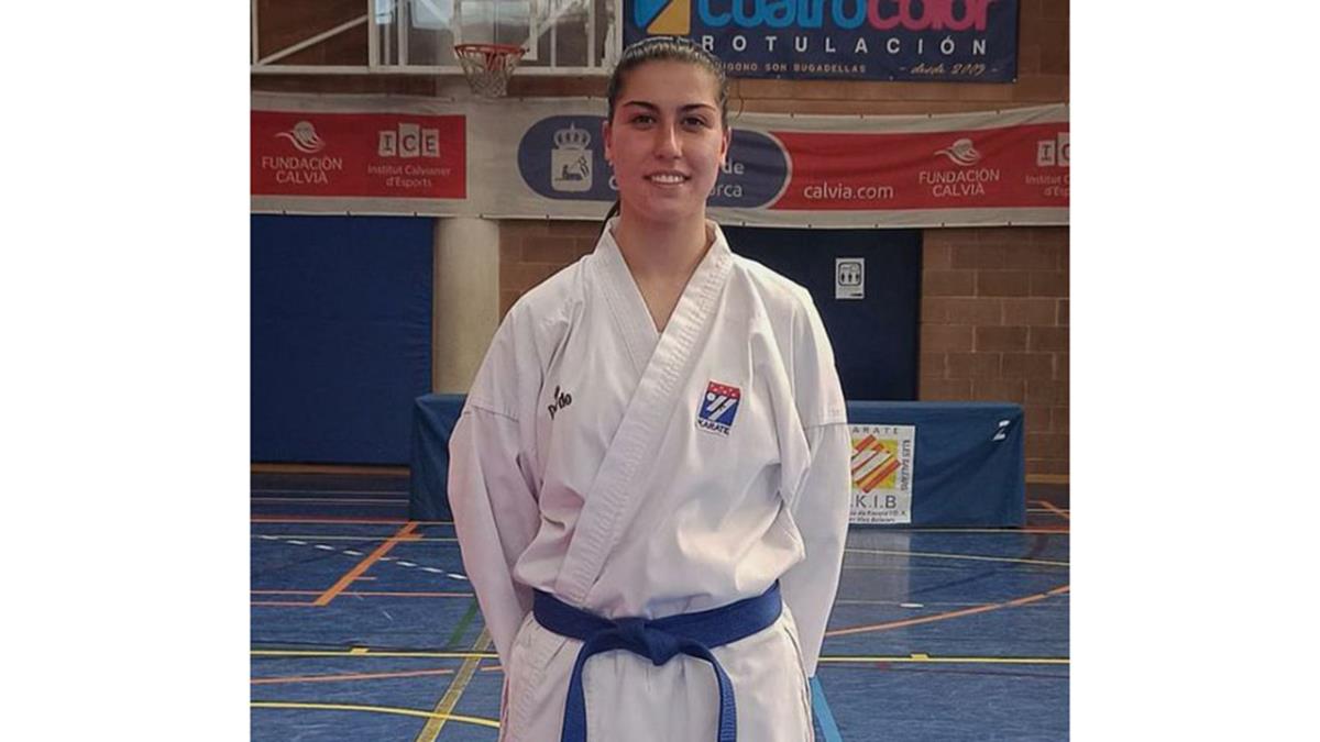 La karateca se está preparando para el próximo Campeonato de Europa en Finlandia
