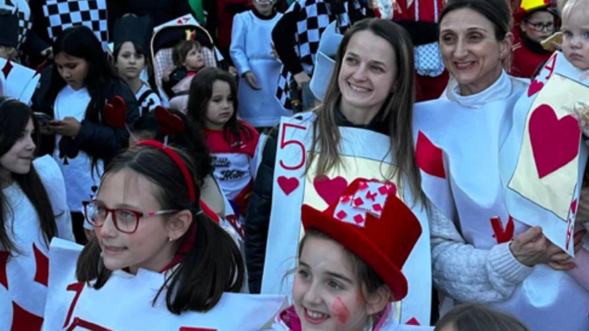En el desfile infantil de Carnaval 