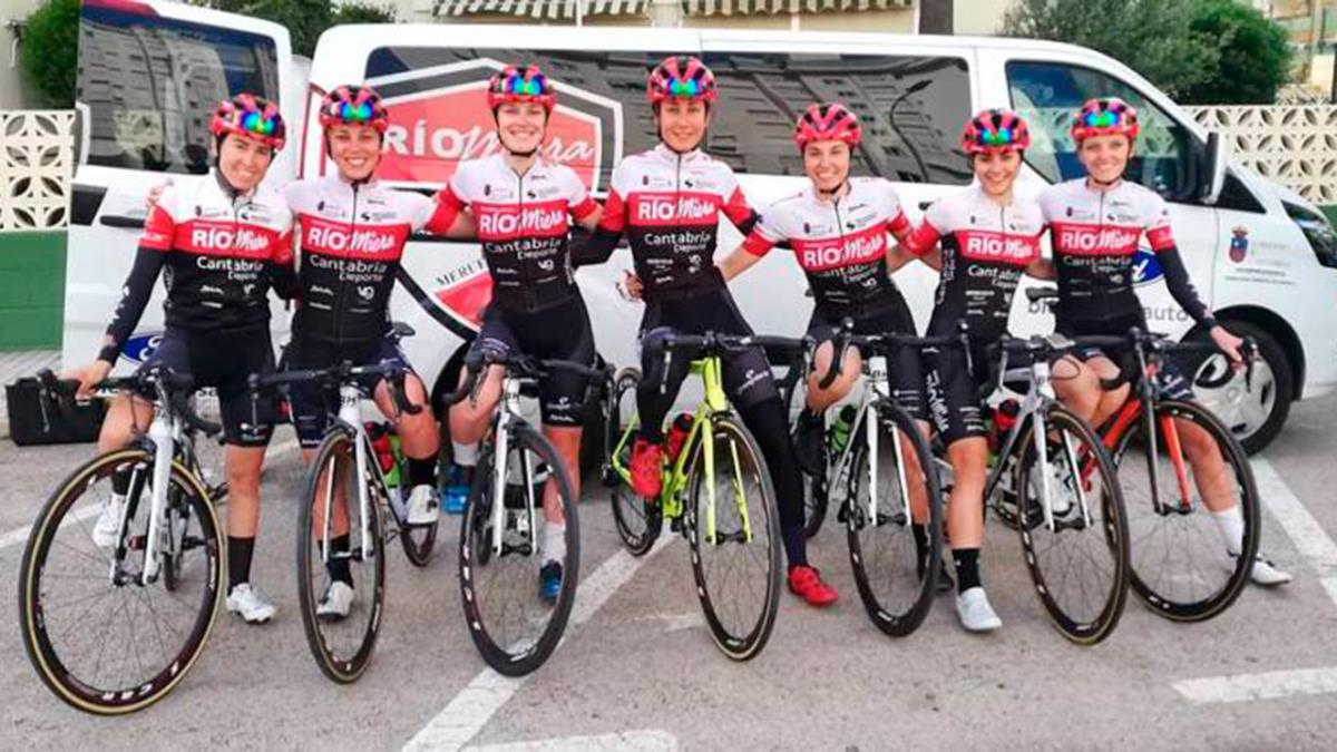 Nuestra ciclista ha participado con el equipo Río Miera-Cantabria Deporte continental UCI
