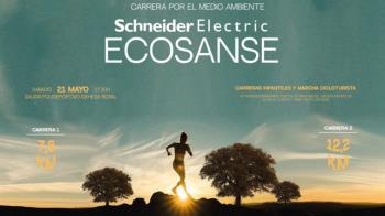 La competición  ECOSanse Schneider Electric consta de dos distancias, carreras infantiles y actividades para celebrar la semana medioambiental.
