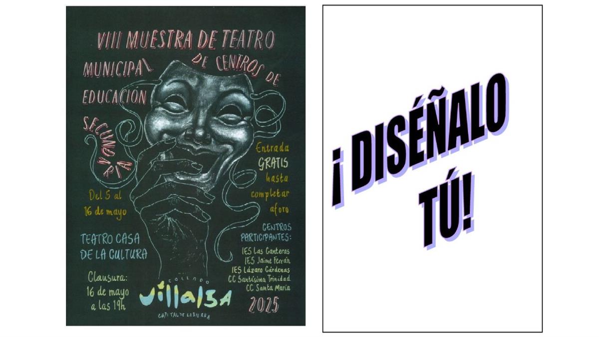 La propuesta ganadora ilustrará a IX Muestra de Teatro Municipal de Centros de Educación Secundaria