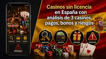 Casinos sin licencia en España con guía de selección, pagos, bonos, seguridad, apps y FAQ para usuarios adultos en 2026.