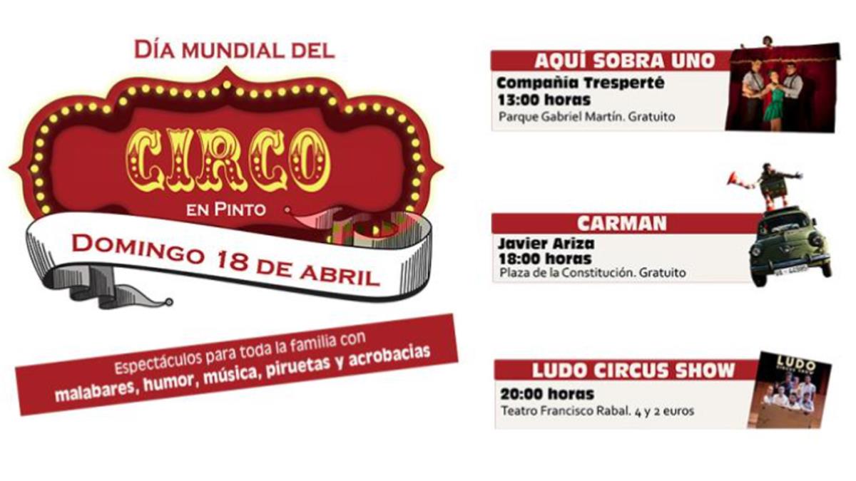 Pinto presenta un amplio programa de circo