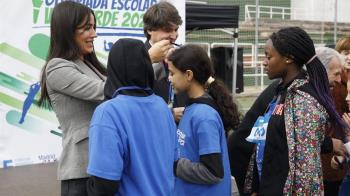 Cerca de 300 escolares de siete centros educativos del distrito han participado en esta cita deportiva 

