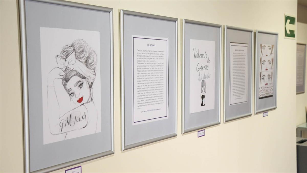 La muestra reúne 24 microrrelatos e ilustraciones, con la perspectiva de alumnos de varios Institutos

