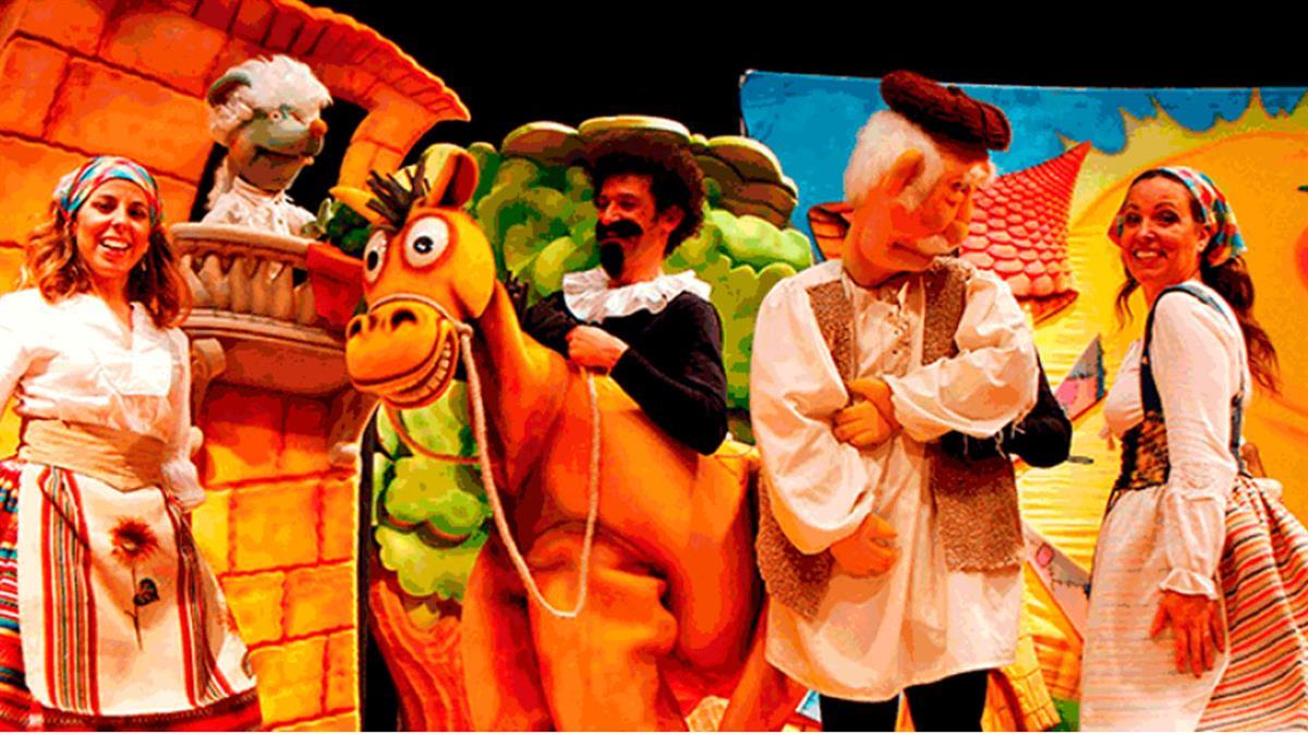 La compañía de guiñoles Zarzuguiñol presenta su espectáculo en la sala Educarte