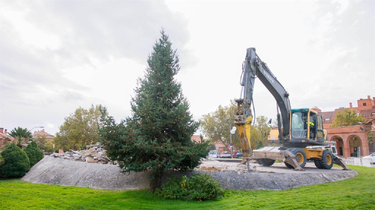 Comienzan las obras de reforma de la Glorieta de los Músicos de Santa Teresa
