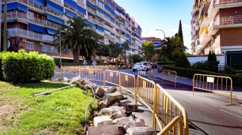 Continúan las obras de remodelación del Paseo de Goya para mejorar la accesibilidad