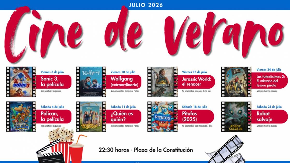 Se ofrecen dos películas diferentes los viernes y sábados