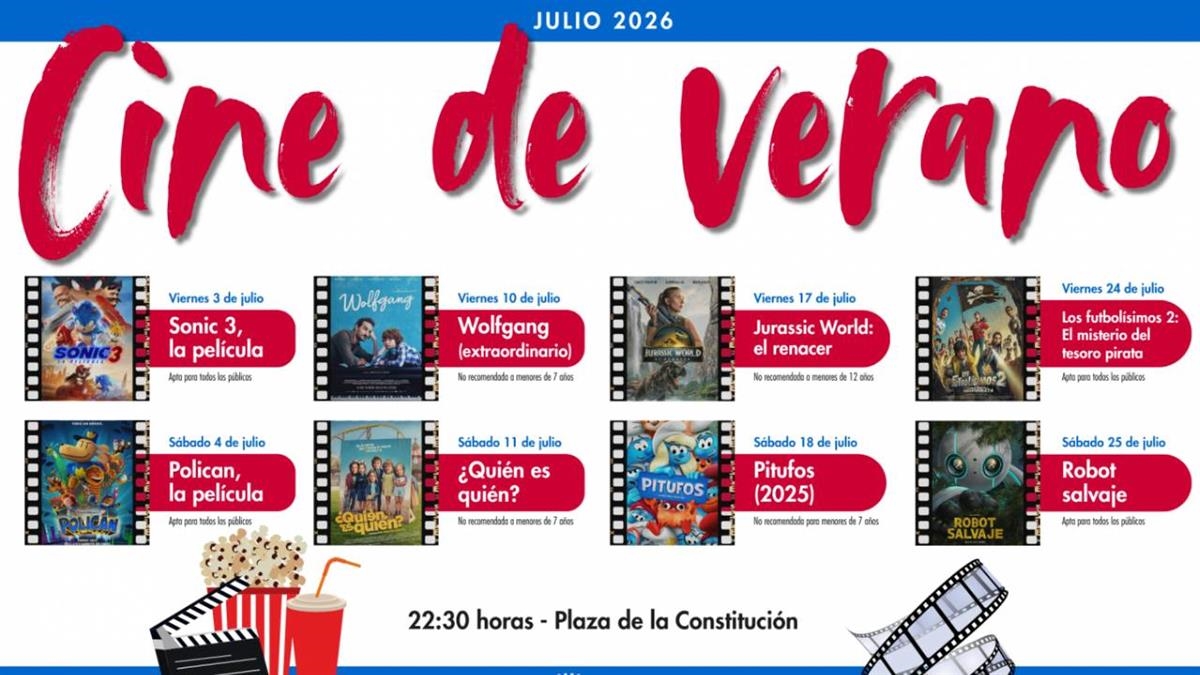 Se ofrecen dos películas diferentes los viernes y sábados