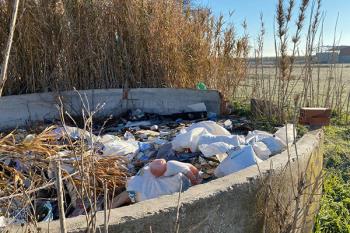 El portavoz de Cs, Guillermo Alegre, denuncia la falta de limpieza y seguridad del entorno de Parla, afirma que "nuestros caminos no son vertederos" 