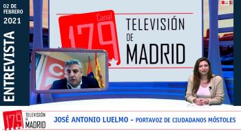 El portavoz de la formación naranja en Móstoles, José Antonio Luelmo, repasa las polémicas que asolan el municipio