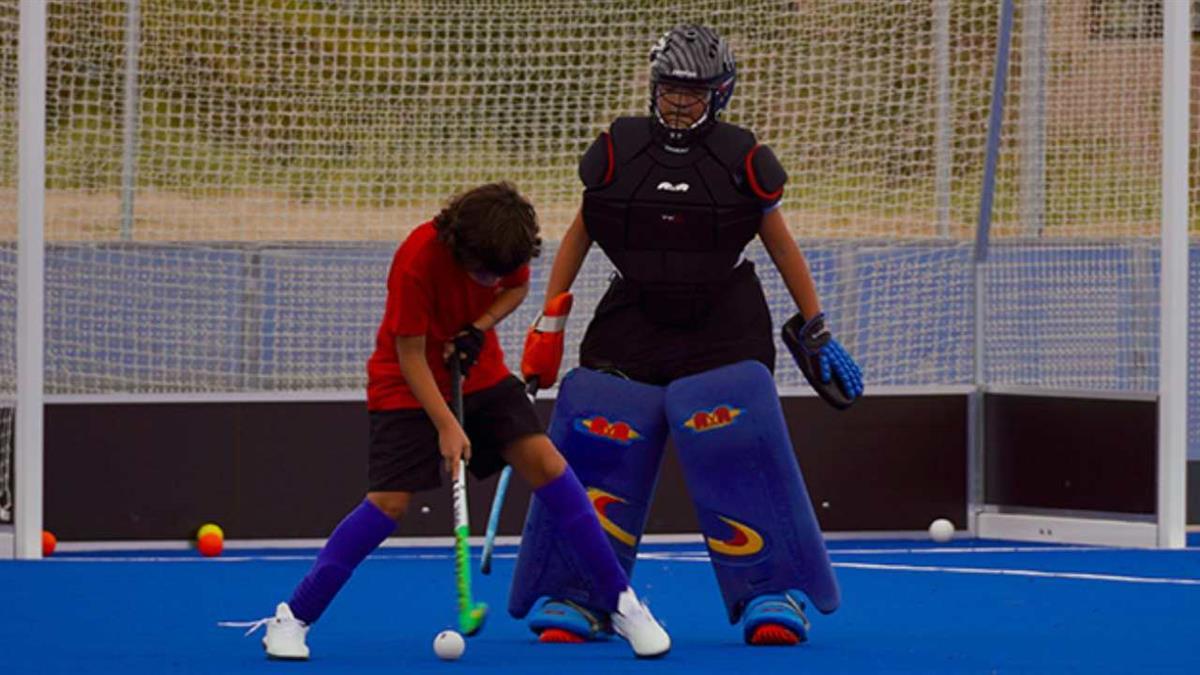 En el polideportivo de La Marazuela