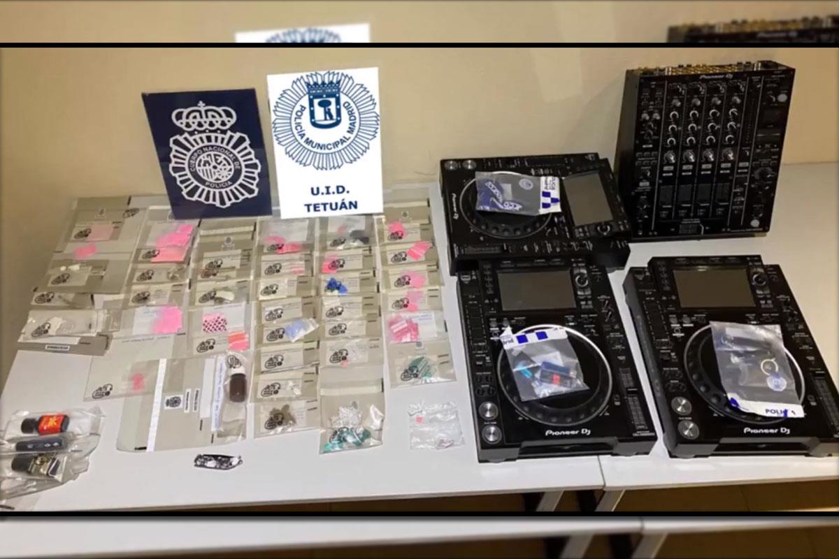 La operación la han llevado a cabo la Policía Nacional y la Policía Municipal de Madrid