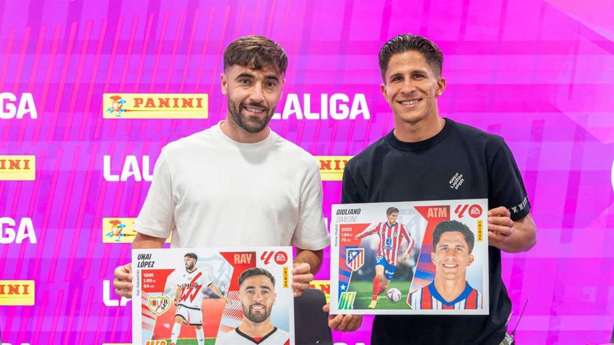 Al acto de presentación acudieron Giuliano Simeone y Unai López