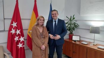 Tras una reunión mantenida con el consejero de Vivienda, Transportes e Infraestructuras de la Comunidad de Madrid