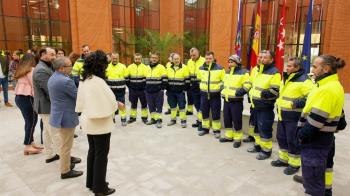 Estos 15 trabajadores dan apoyo a la Brigada Municipal realizando labores de obra civil
